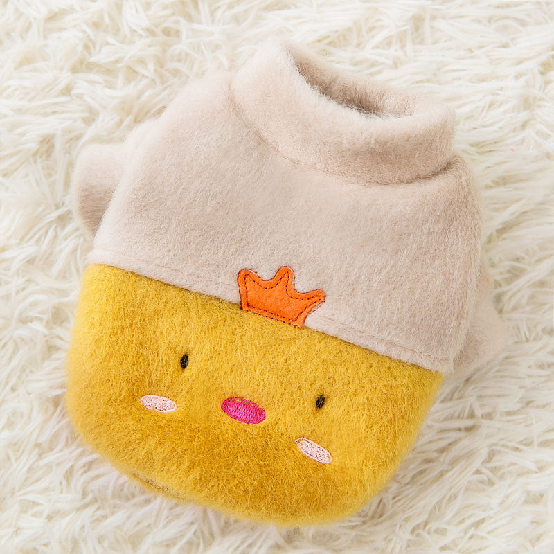 Cartoon warm pet sweater