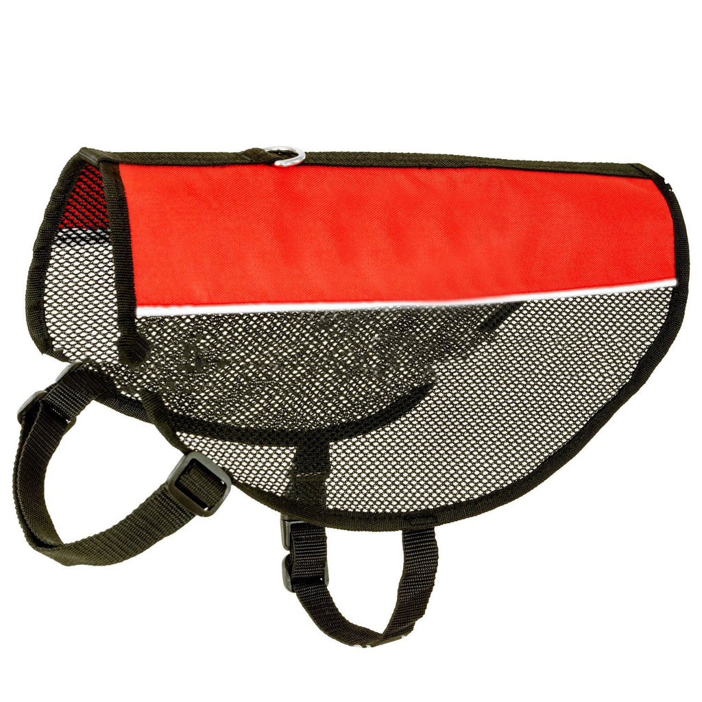 Breathable pet mesh waistcoat chest strap