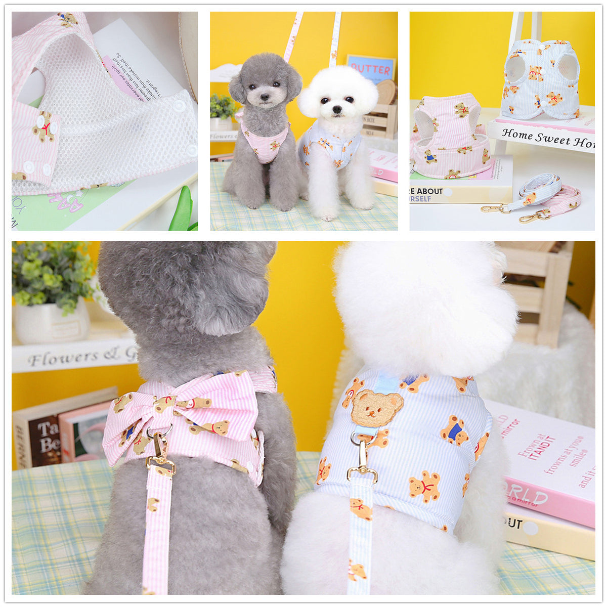 Pet Clothing Dog Couple Chest Strap Rope