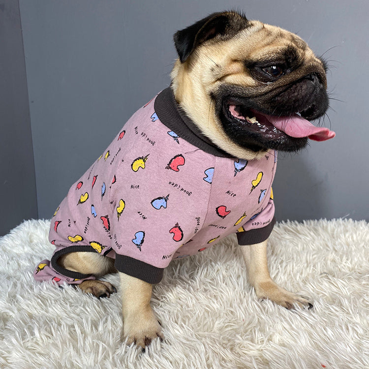 Bago fadou four legged clothes autumn and winter cartoon cotton dog clothes