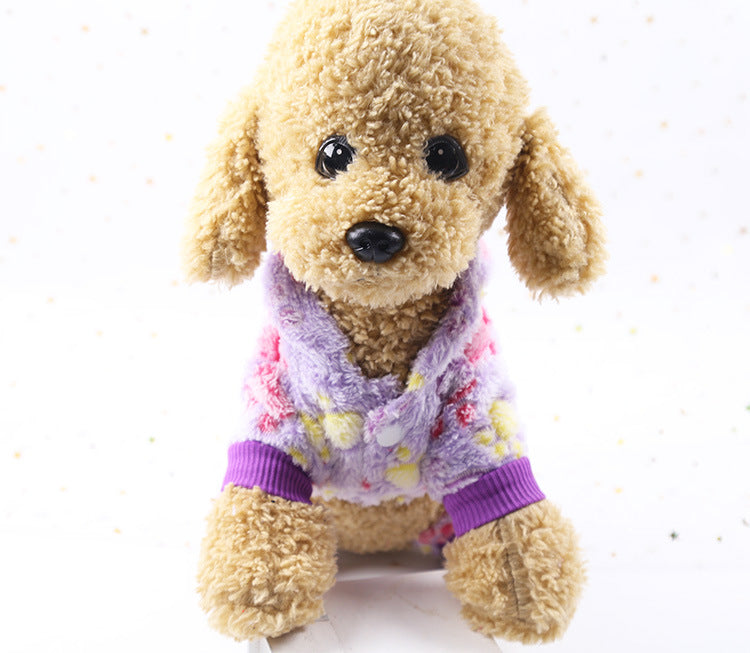 Warm padded clothes