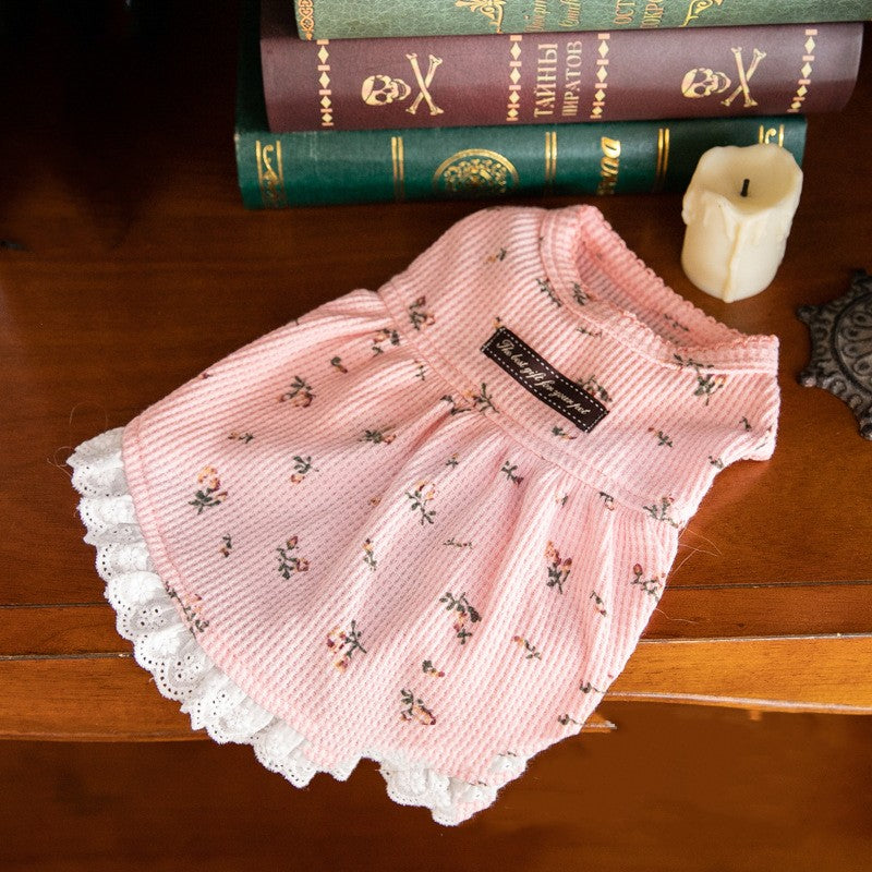 Autumn And Winter Embroidery Bear Vest Pet Clothes