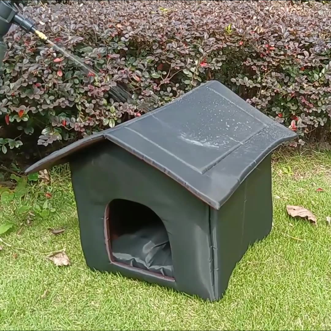 Outdoor Waterproof Shelter For Stray Cats