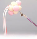 Feather Cat Teaser Wand With Bell, Bite-resistant Toy, Fairy Pom-pom Tassel Cat Toy