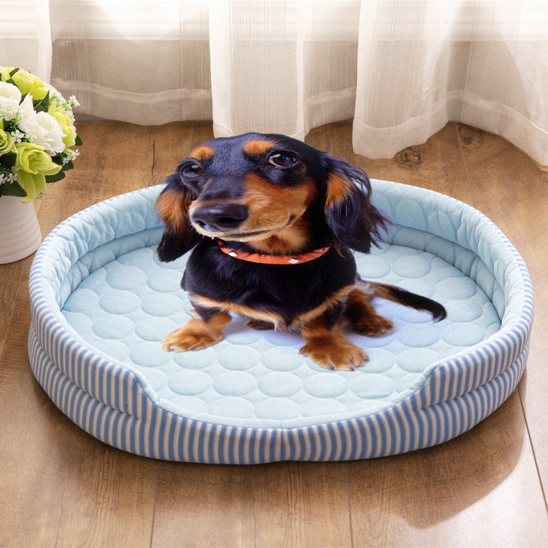 Pet Nest Ice Silk Mat Dog Mat