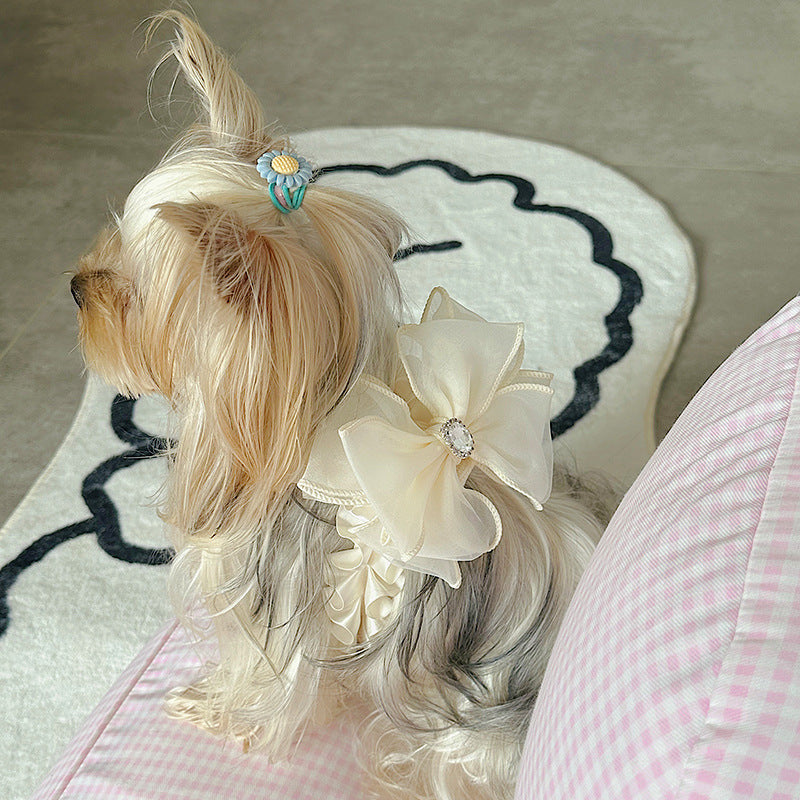 Pet Dog Leash Bow Tie Chest Strap