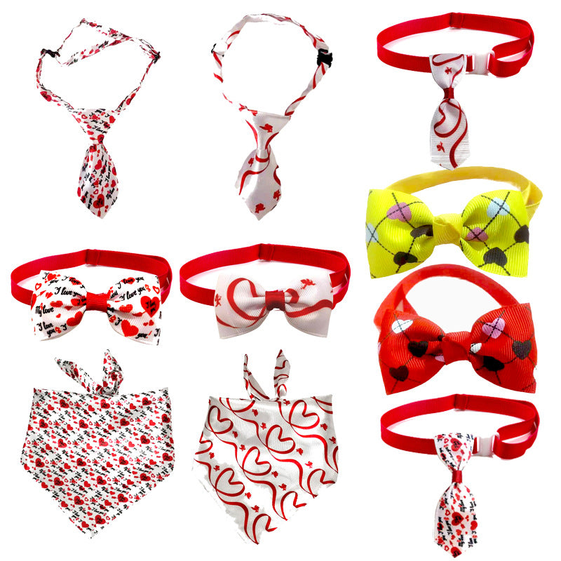 Pet Bow Tie Loving Cupid Cat