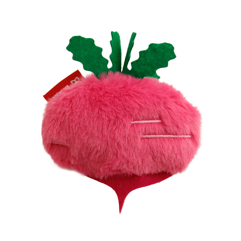 Radish Cucumber Cat Ringing Paper Toy Simulation Vegetable Bite-resistant
