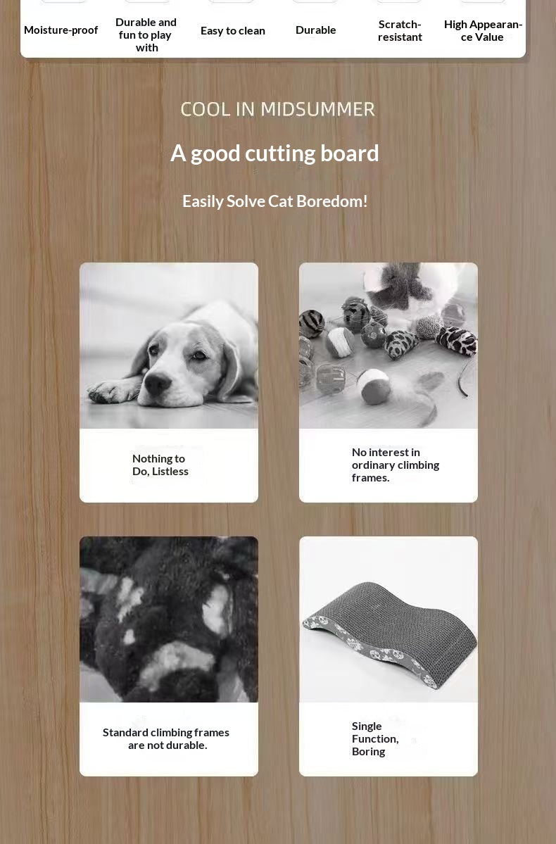 Corrugated Cardboard Single-door Cat Box