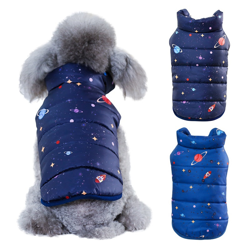 Small and medium pet cotton coat
