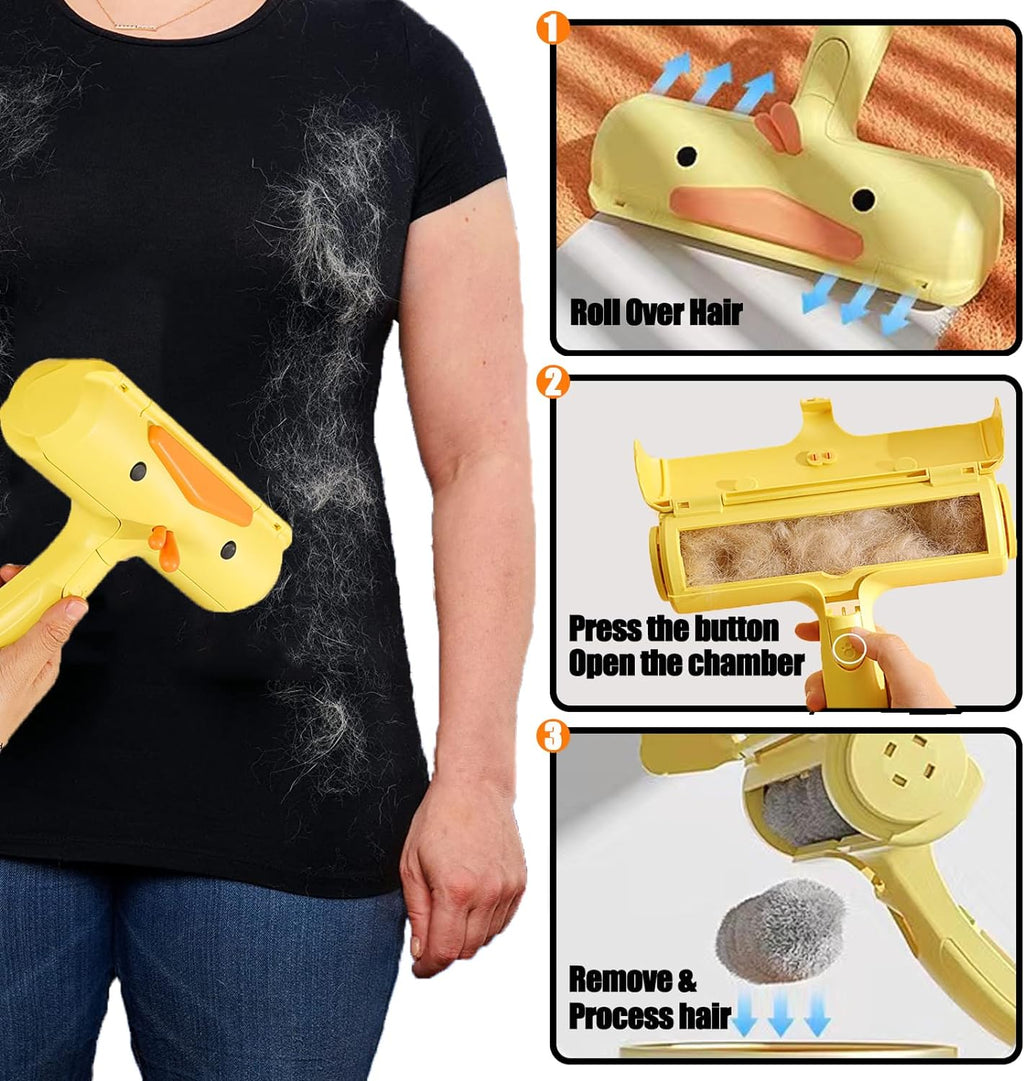 Pet Hair Remover Reusable Cat And Dog Hair Remover For Furniture Sofa Or Bedding Portable Multi-surface Lint Roller And Fur Removal Tool Animal