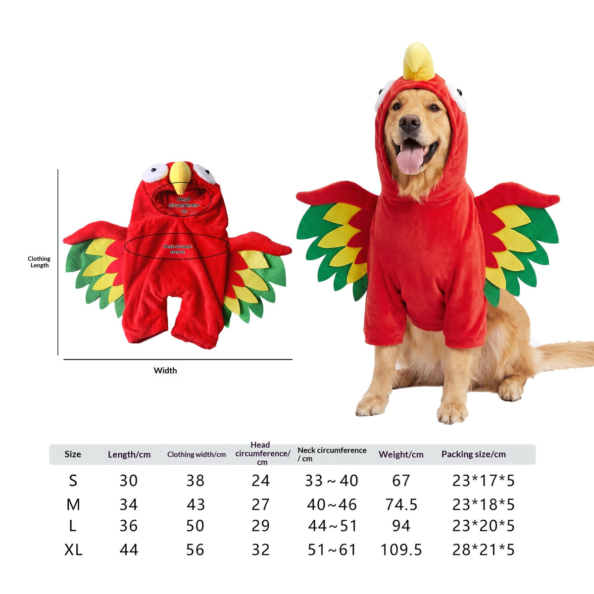 Pet Costume Cat Transformation Funny Holiday Dress-Up Outfit
