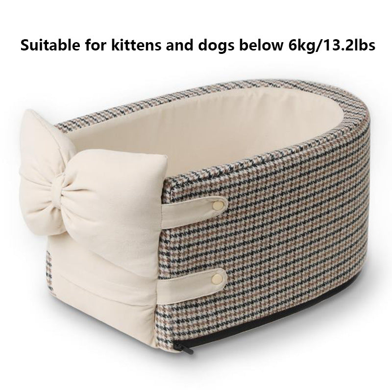 Car Central Control Front Seat Device Pet Bed