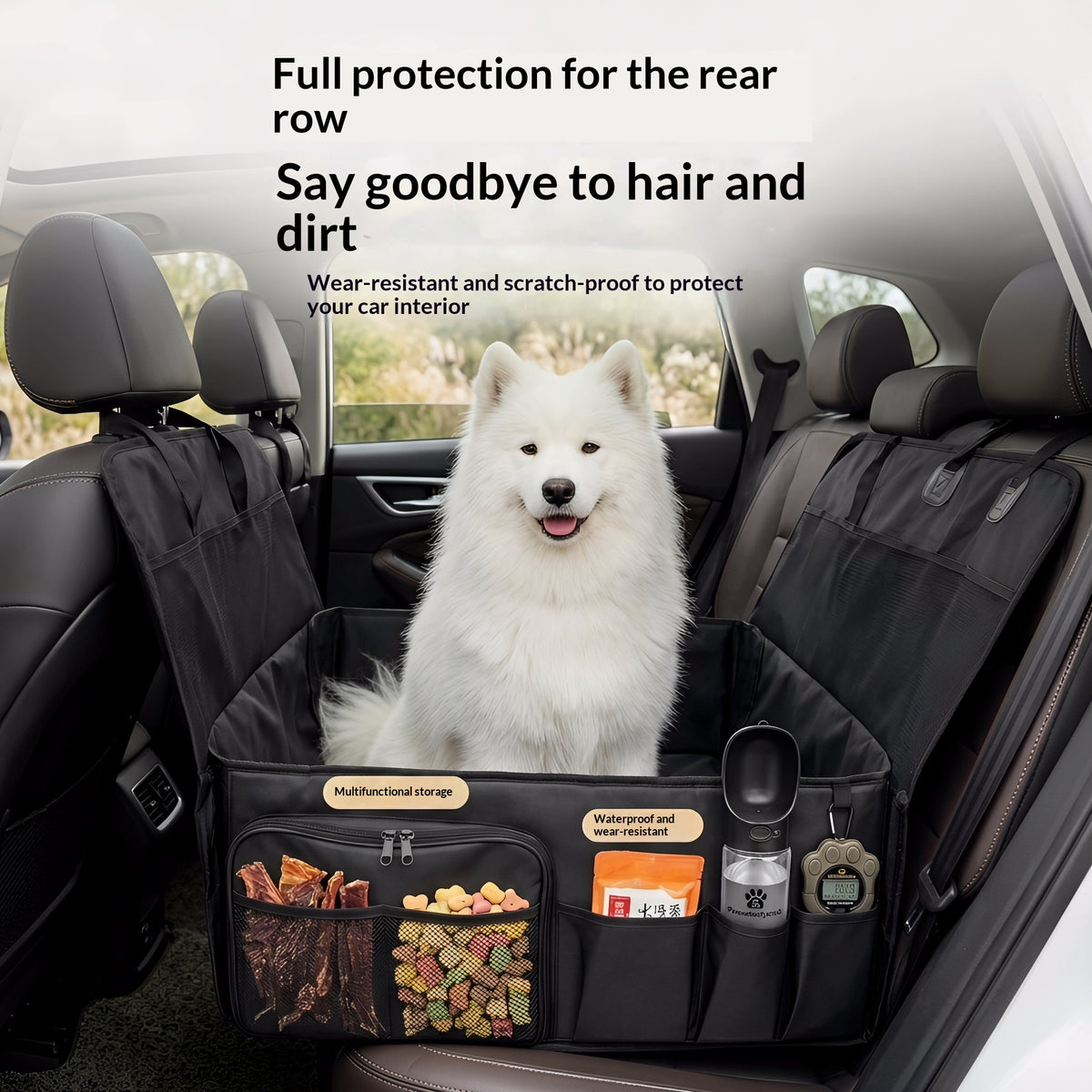 Pet Car Seat Cover Waterproof Multifunctional Car Pet Mat Dog Mat Comfortable Breathable Pet Supplies