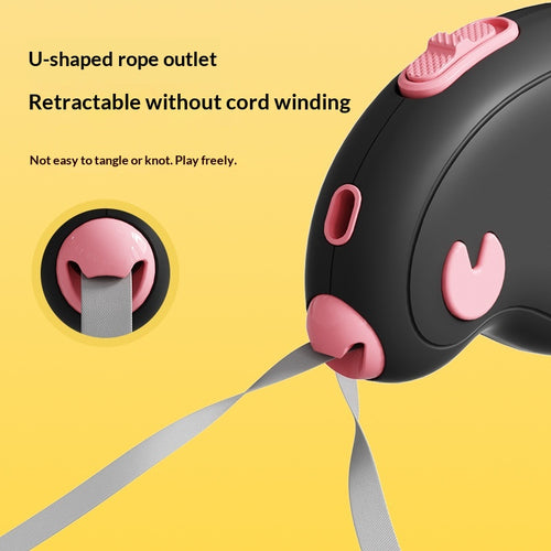 Aiwo Pet Leash Portable Retractable Cat Leash Dog Leash Explosion-Proof Retractable Leash
