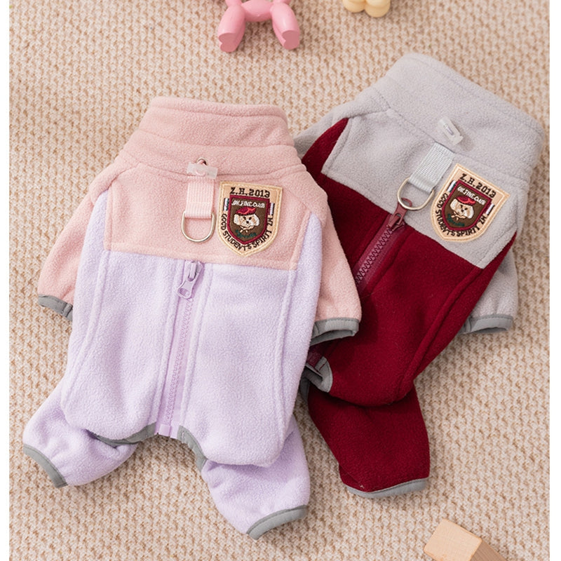 Cat Clothes Are Warm And Fluffy In Winter, Providing Warmth For Kittens In Autumn And Winter. Four-legged Fleece Jackets For Small And Medium-sized