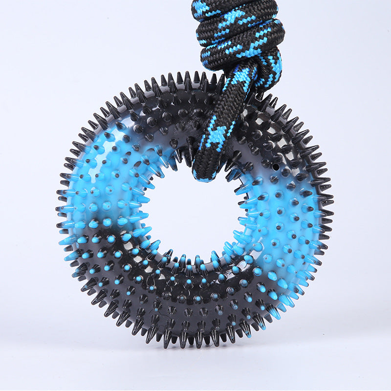Knot Rope Hand Pull Two - Color Ring Of Thorn Grinding Teeth