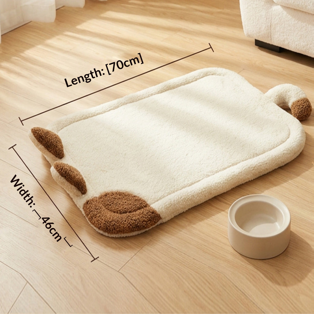 New Dog Cushion Pet Cushion Soft Skin-Friendly Machine Washable Lambskin Pet Cushion Pet Pet Pet Supplies