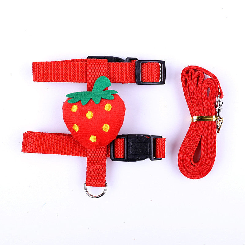 Small Pet Traction Rope And Harness - Keep Your Cat Dog Or Other Small Pet Safe And Secure
