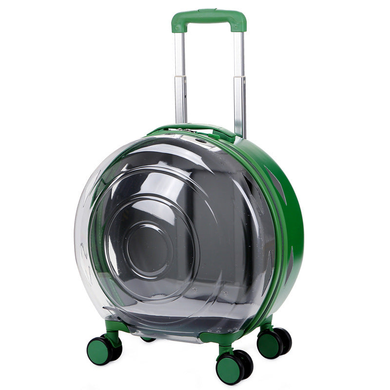 Pet Trolley Transparent Cat Bag Portable