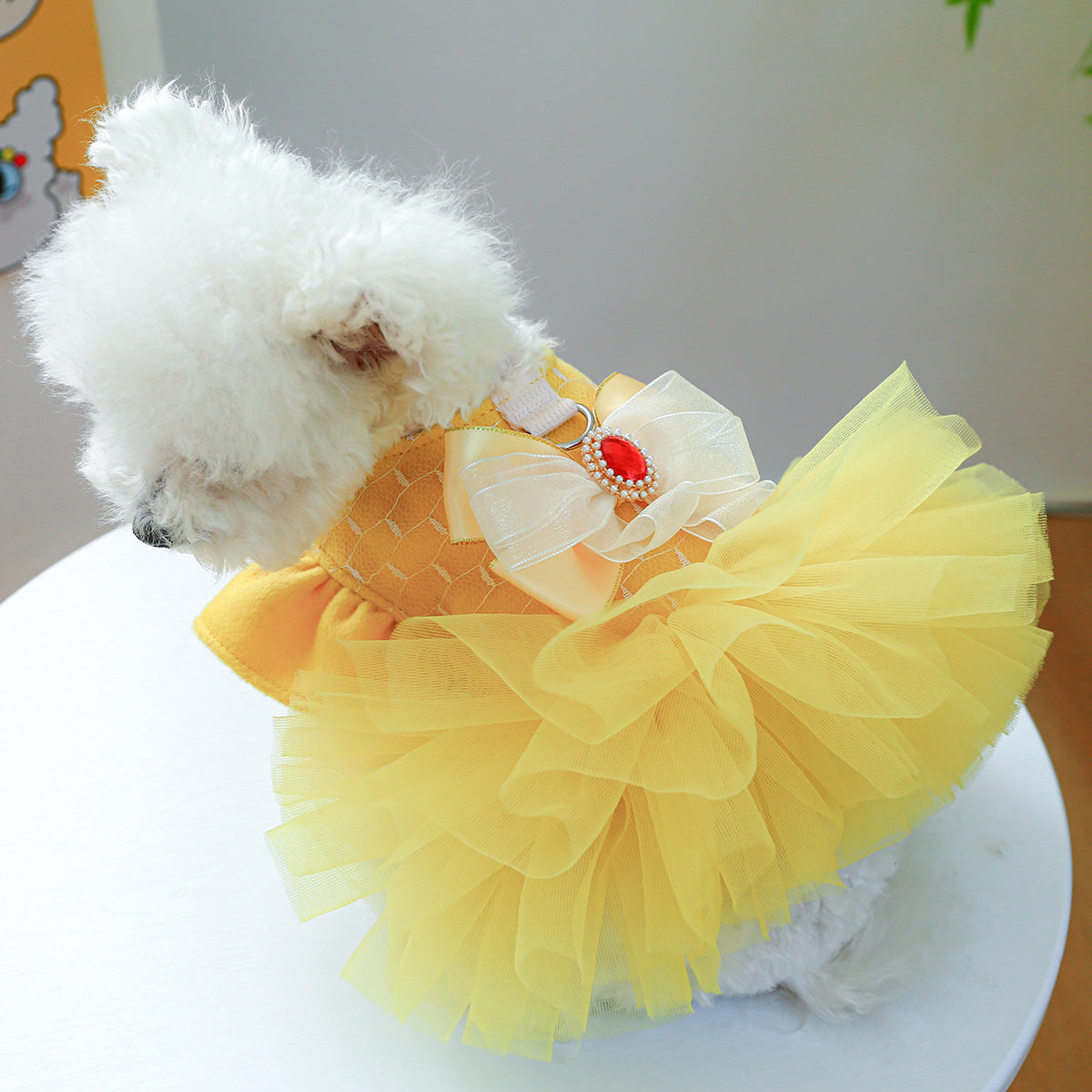 Spring And Summer Thin Dog Cat Wedding Dress