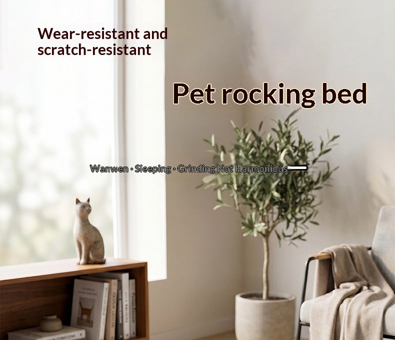Cat & Dog Rocking Chair Scratcher, Wear-Resistant & Durable