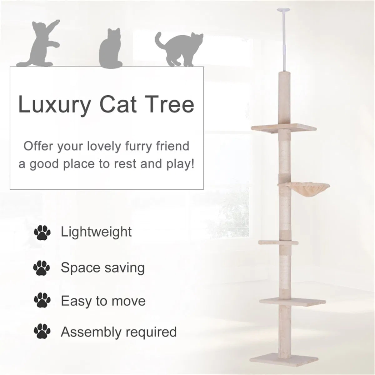 Wooden Cat House/Cat Trees /Cat Climbing Tower ( Shipping)(Prohibited by WalMart)