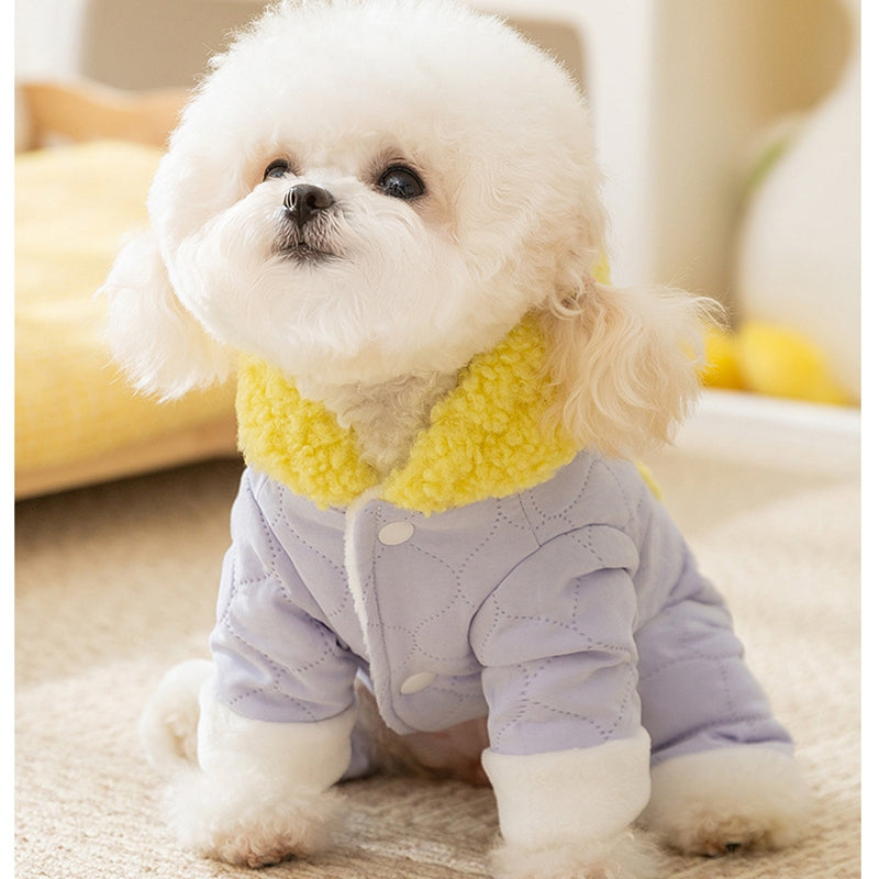 Thick And Warm Pockets For Dogs, Four-legged Cotton Clothes For Cats, Teddy Bichon Frises And Pet Dogs In Autumn And Winter