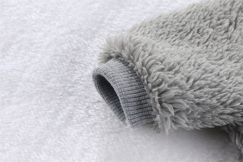 Pet Warm Thickened Double-sided Fleece Two-legged Clothes