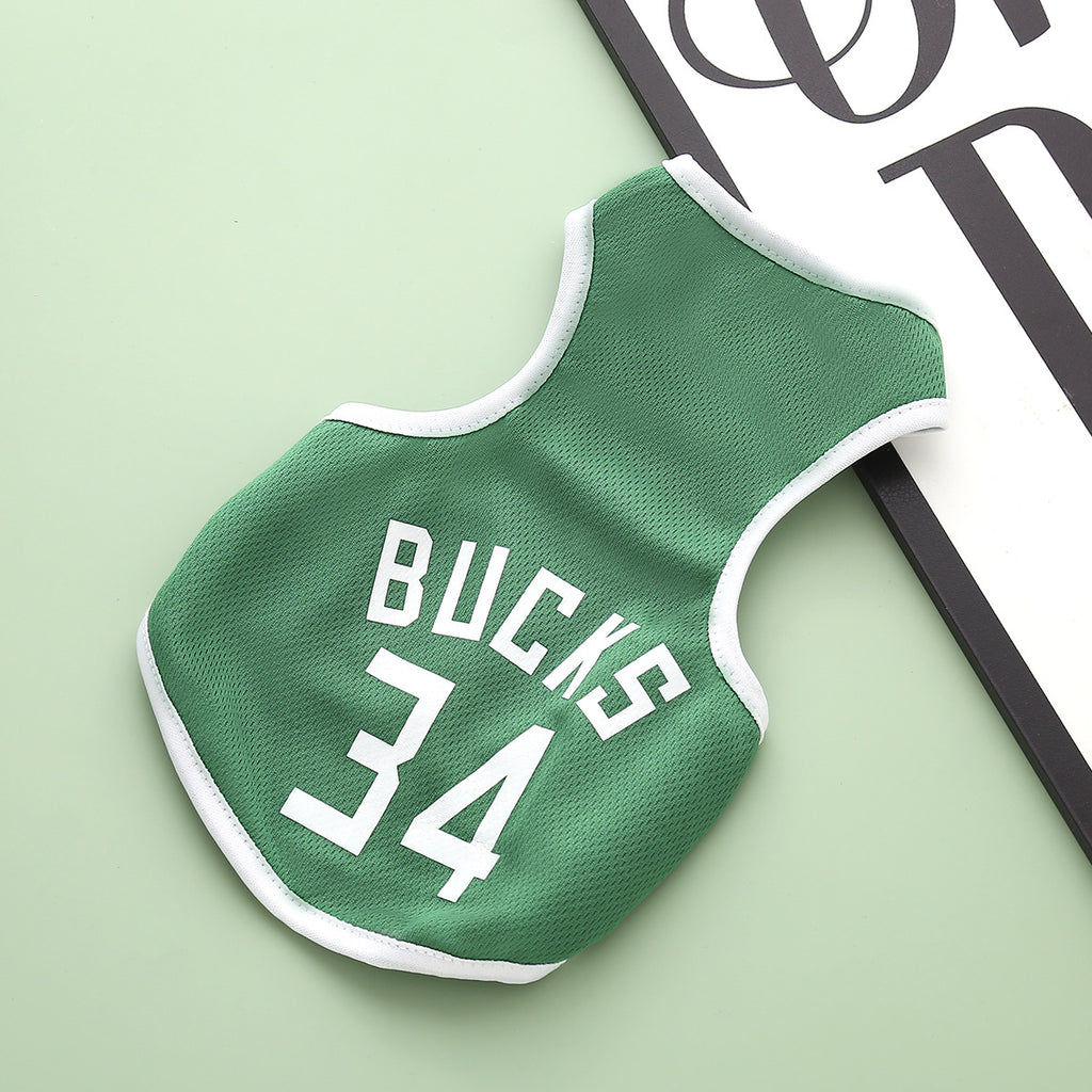 Pet Basketball Wear Thin Sports Vest
