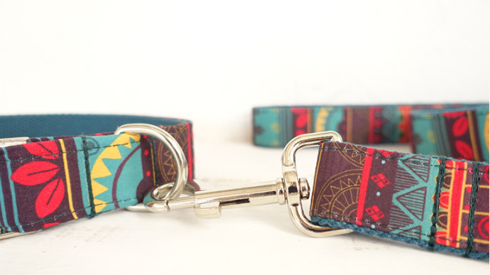 Colored pattern traction rope