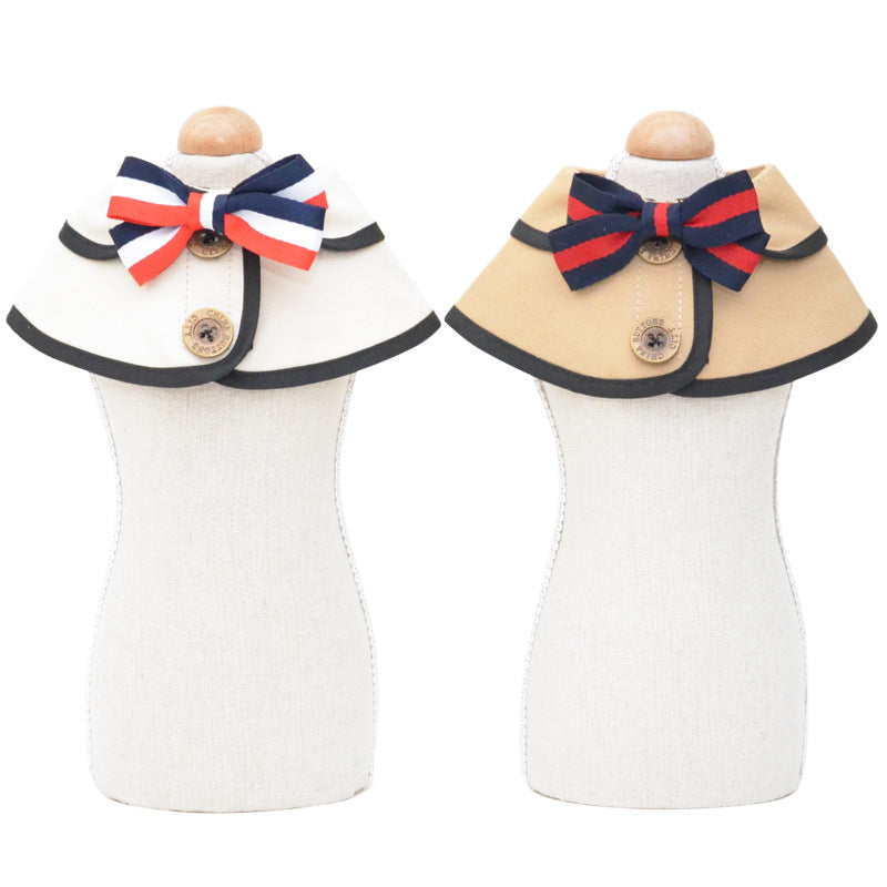 Pet bow tie saliva towel