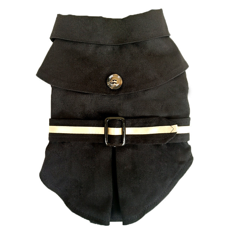 Teddy dog cloak trench coat