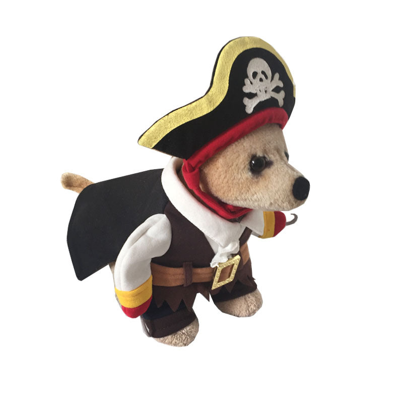 Halloween dog clothes funny clothes pirate clothes pet dress up dog clothes