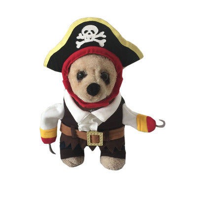 Halloween dog clothes funny clothes pirate clothes pet dress up dog clothes