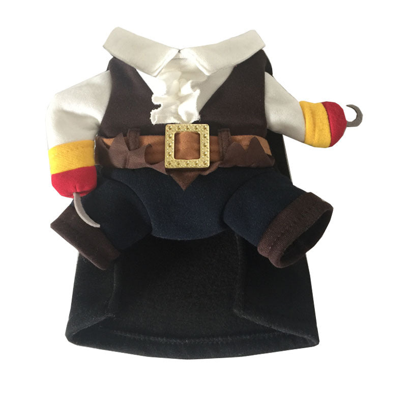 Halloween dog clothes funny clothes pirate clothes pet dress up dog clothes