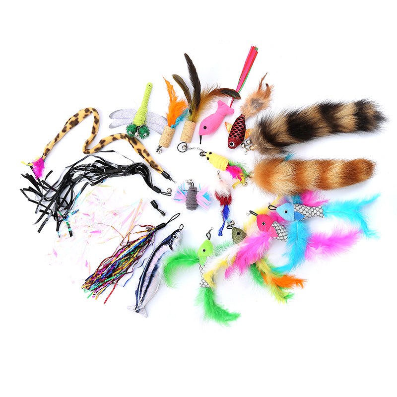 Cat Toy Feather Replacement Head DIY
