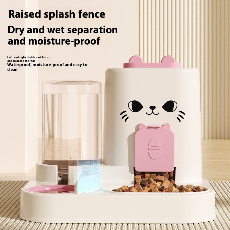 Cat Feeder Water And Grain Integrated Casting