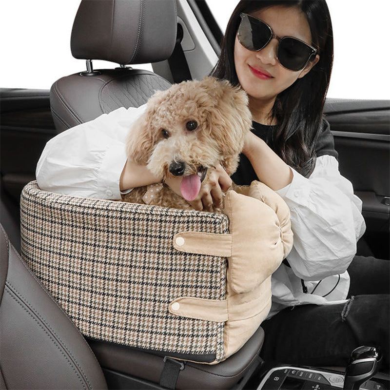Car Central Control Front Seat Device Pet Bed