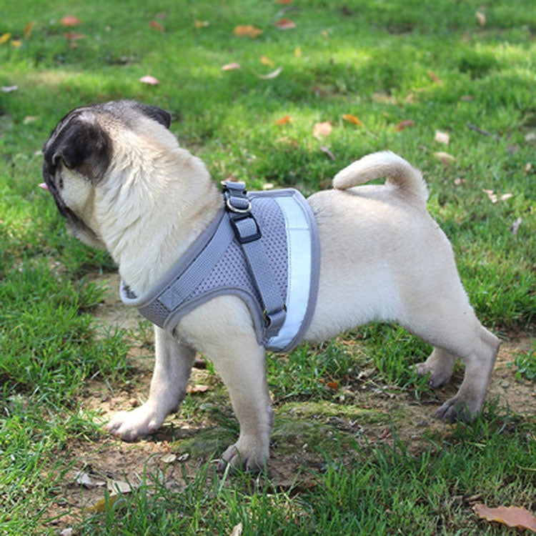 Dog Breast Strap Vest Reflective Hand Holding Rope Breathable Pet Supplies Wholesale