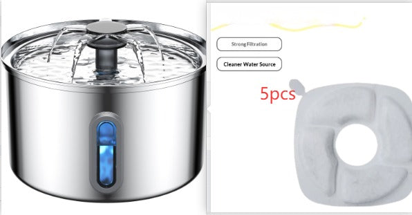 Pet Water Fountain 304 Stainless Steel Cat Water Dispenser