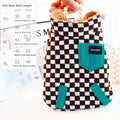 Thick Chessboard Plaid Double-sided Vest
