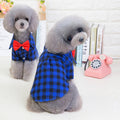 Pet Clothes New Dog Plaid Shirt Suit Pet CLothes