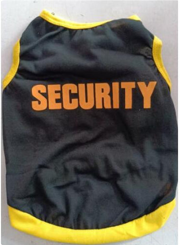 Cotton printed security small dog pet vest