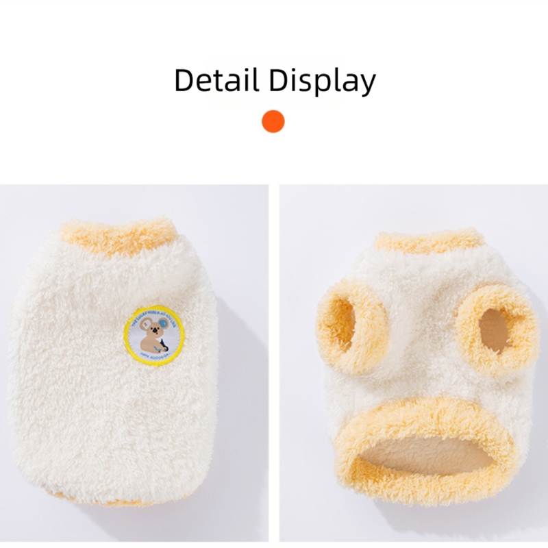 Autumn And Winter Warm Pet Two-legged Fleece Coat, Small And Medium-sized Dog Teddy And Bichon Frise Thin German Cat And Dog Clothes