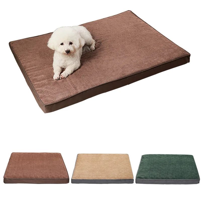Pet Memory Foam Mat Cat For Small Medium Large Removable For Cleaning Puppy Cushion Super Soft Claming