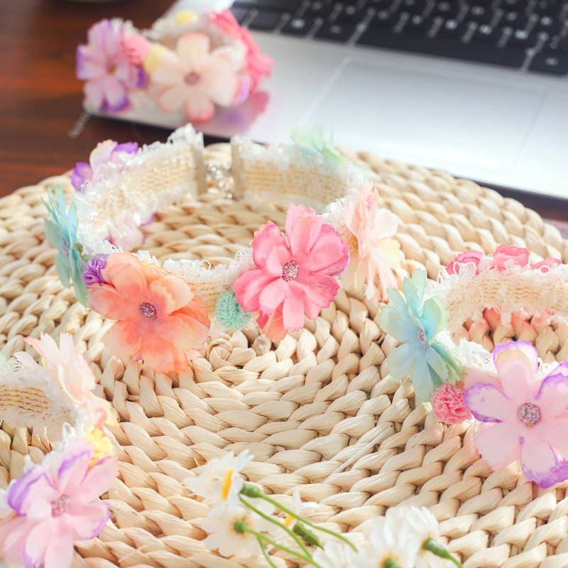 Cute Flower Collar For Pet Cats