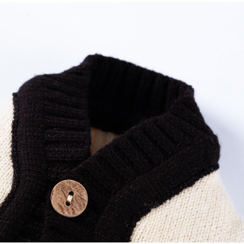 Warm Small Dog Sweater, Soft & Breathable Pet Knit Cardigan With Monster Pattern For Small Medium Dogs Boy Girl Puppy Cat, Fall Winter Dog Clothes For