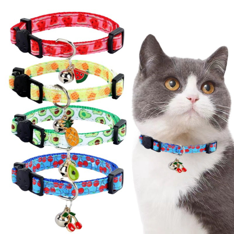 New Adjustable Fruit Collar For Pets