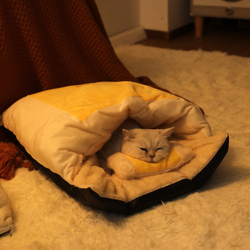 Cat Nest Winter Warm Semi-enclosed Quilt